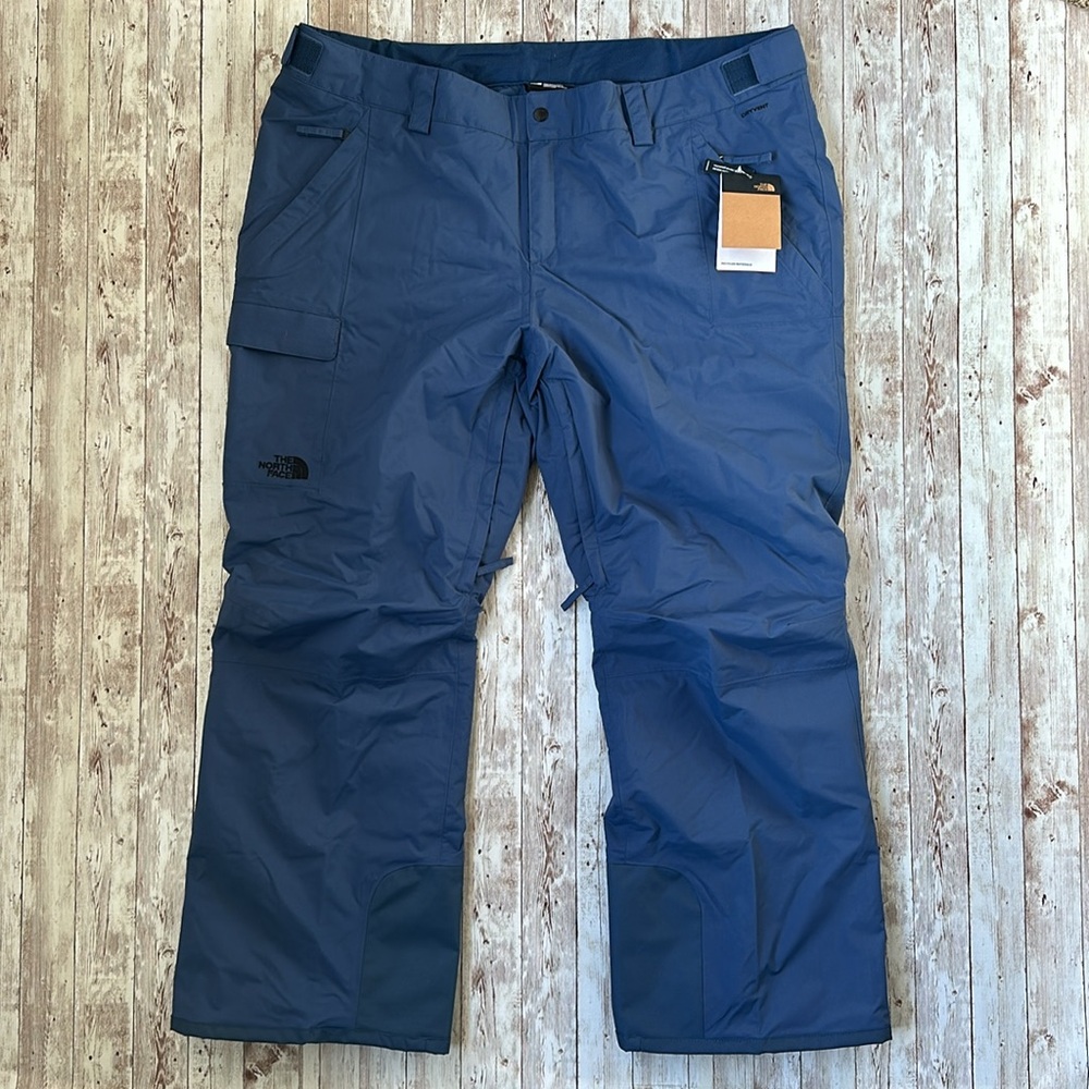 The North Face Women's Freedom Insulated Ski Pants sz XXXL Short Navy Blue Snow